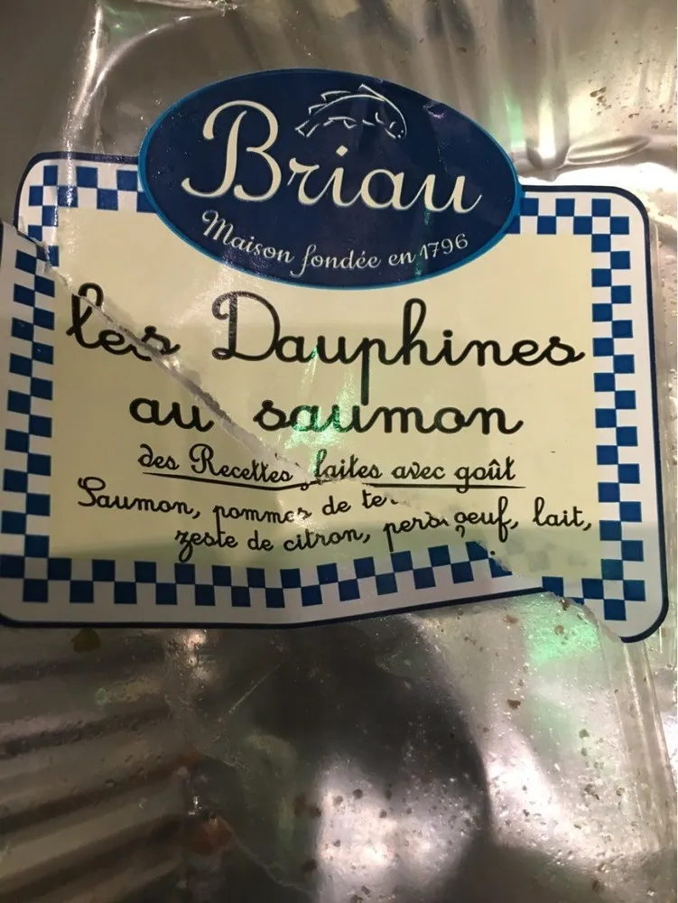 Les pommes dauphines au saumon