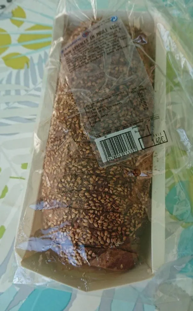 Pain céréales en moule 400g