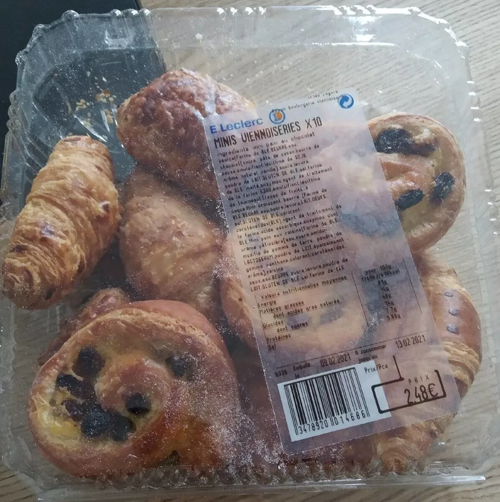 Minis viennoiseries x10