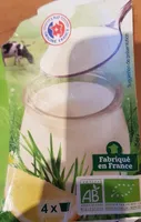 Yaourt au lait entier sucré aromatisé au citron