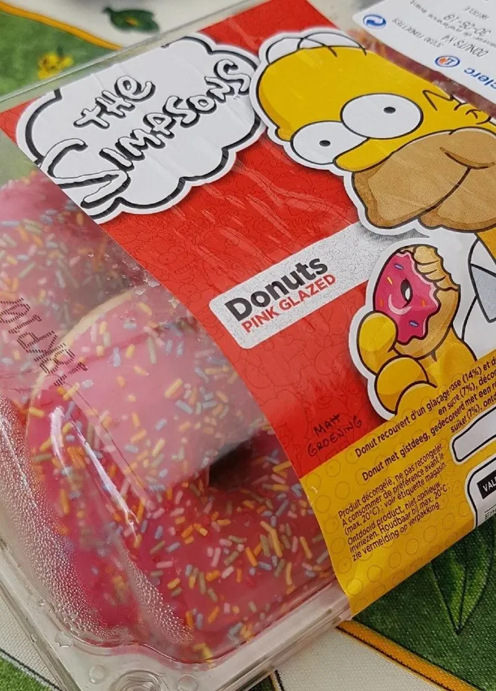 Donuts pink glazed