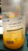 Jus d'orange rayon