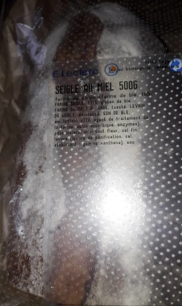 Pain de seigle au miel