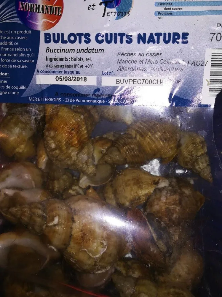 Bulots Cuits Nature