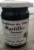 Confiture du Pays Myrtilles Sauvages