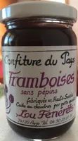 Confiture du pays- Framboises sans pepins