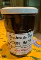 Confiture de pays de cerises noires LOU FENERET