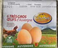 6 très gros œufs d’Auvergne
