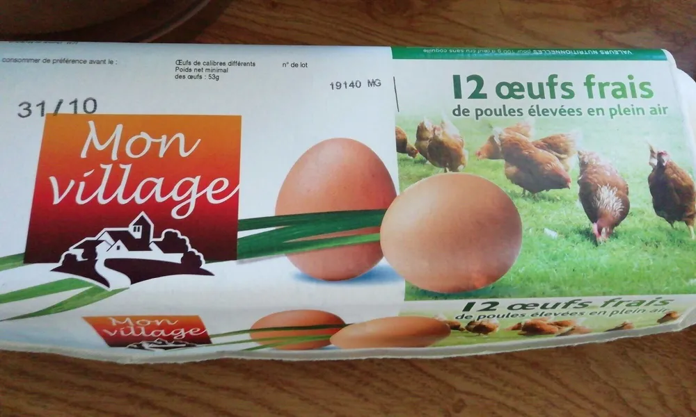 12 œufs frais de poules élevées en plein air