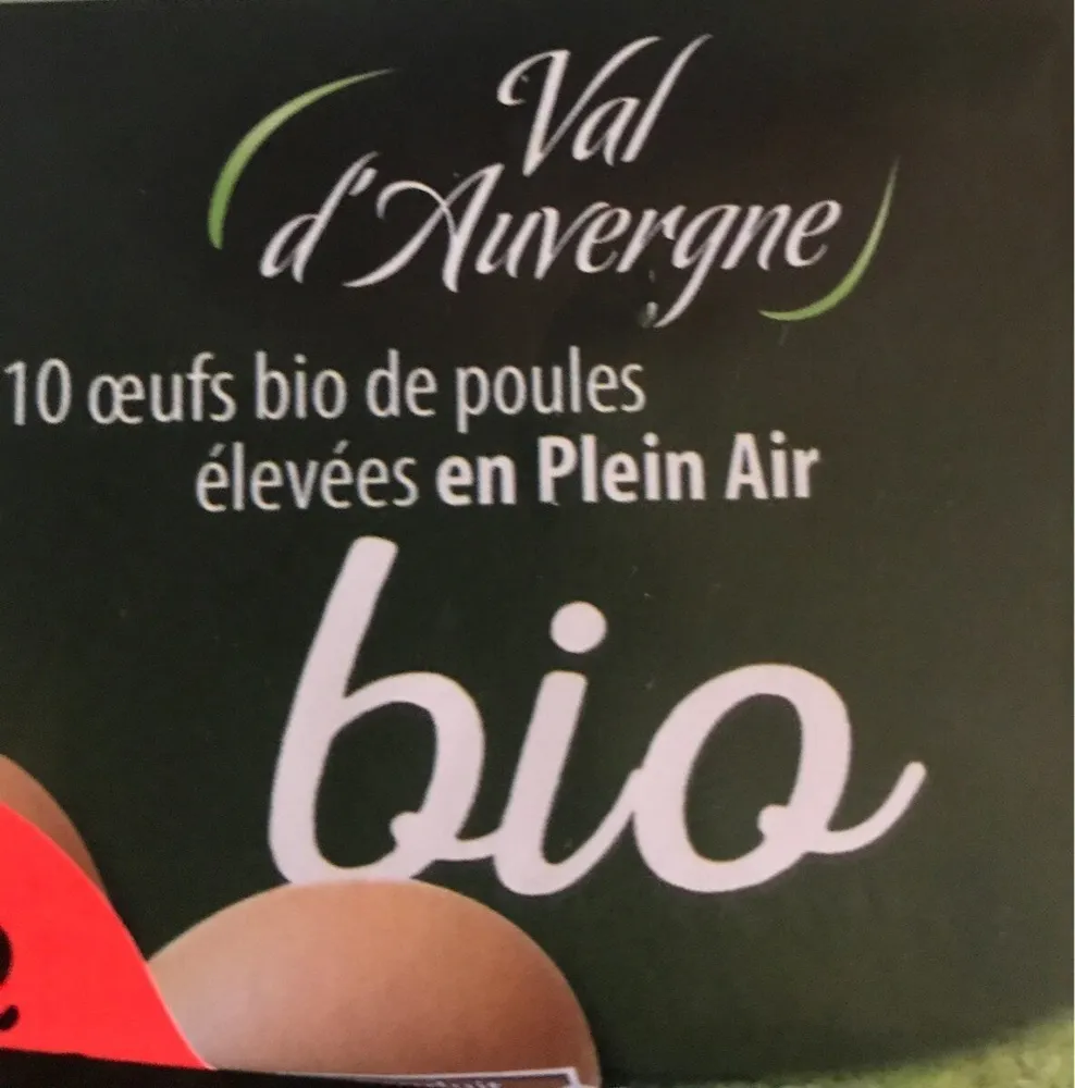Oeufs bio de poules