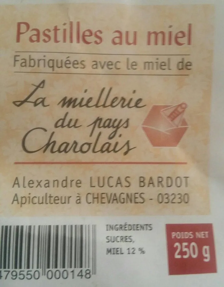 Pastilles au miel