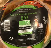 Riz au lait à la cannelle bio