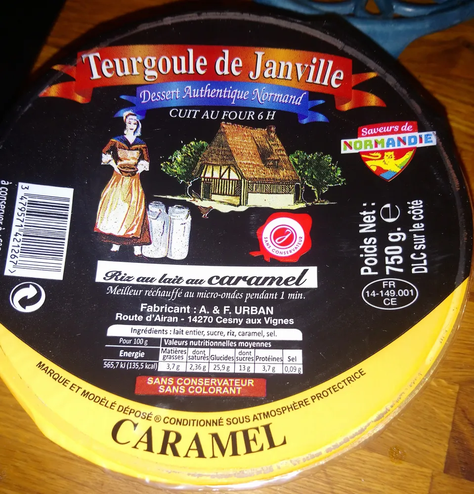 Riz au lait au caramel