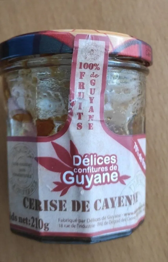 Confiture cerise de cayenne