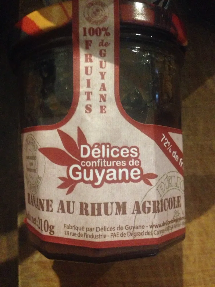 Confiture De Banane Au Rhum Délices De Guyane