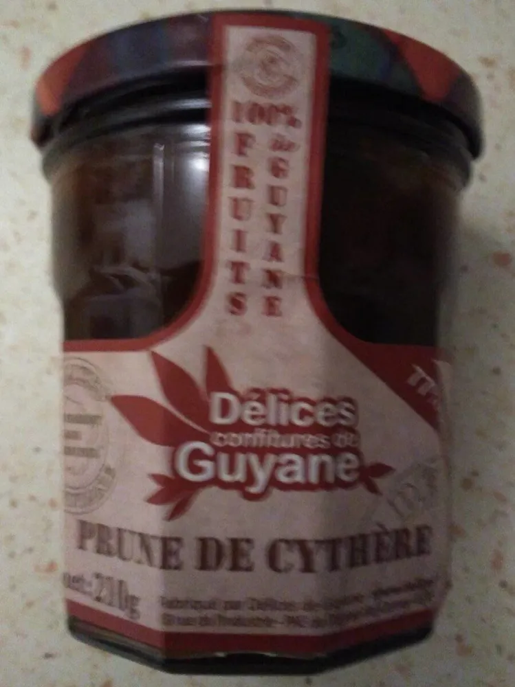 Confitures de prune de cythère