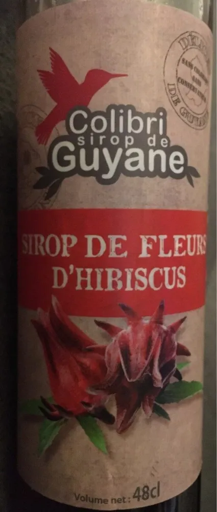 Sirop de fleurs d'hibiscus