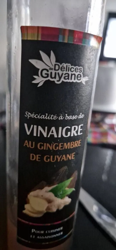 Vinaigre au Gingembre de Guyane