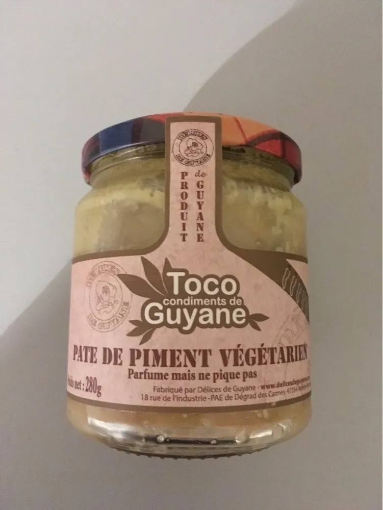 Pate de piment vegetarien