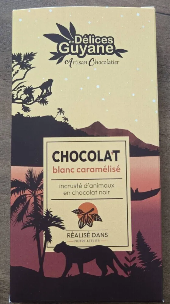 Chocolat blanc caramélisé
