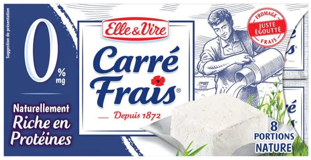 Elle & Vire Carré Frais Nature 0%