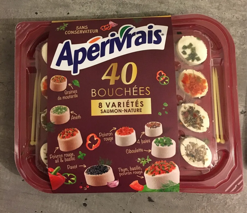 Aperivrais - 40 bouchées