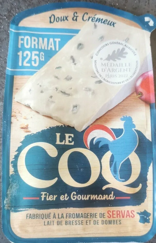 Fromage à pâte persillée au lait pasteurisé