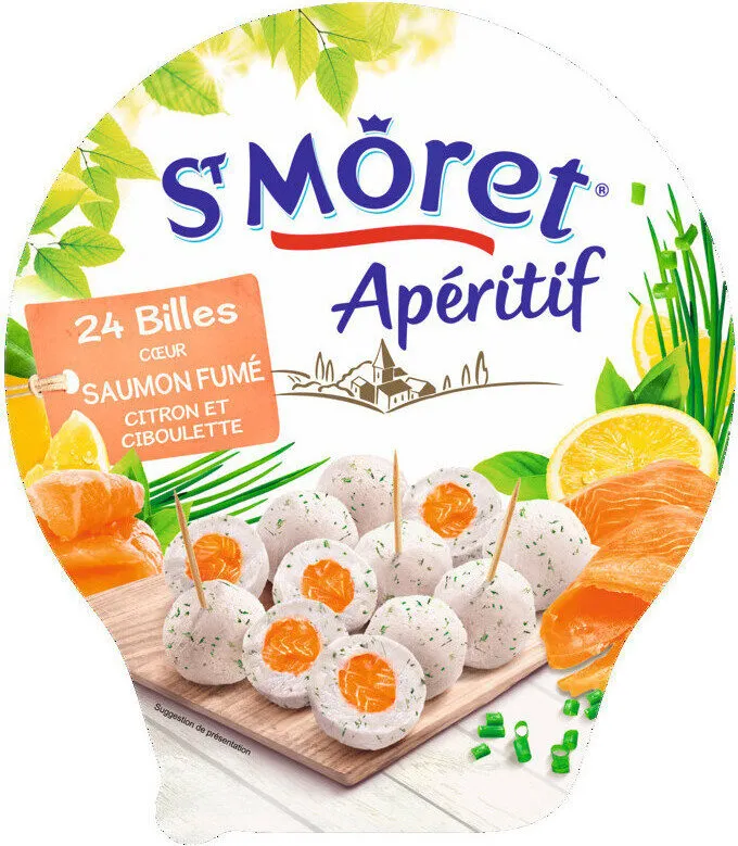 Billes Coeur Saumon Fumé, Citron et Ciboulette