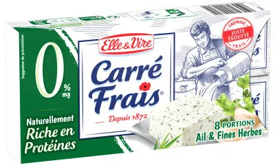 Carré Frais 0% Ail & Fines Herbes