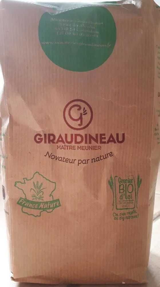 Farine de froment biologique Type 10
