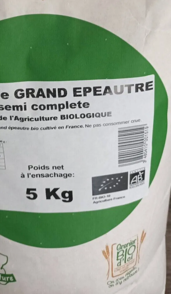 Farine de grand épeautre demi-complète