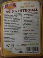 Pan de molde integral