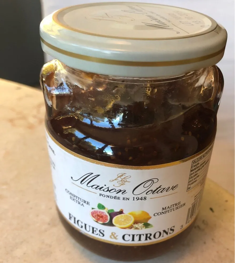 Confiture figues citrons