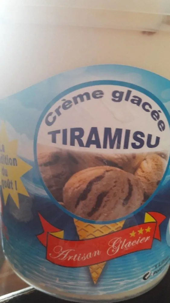 Crème glacée tiramisu