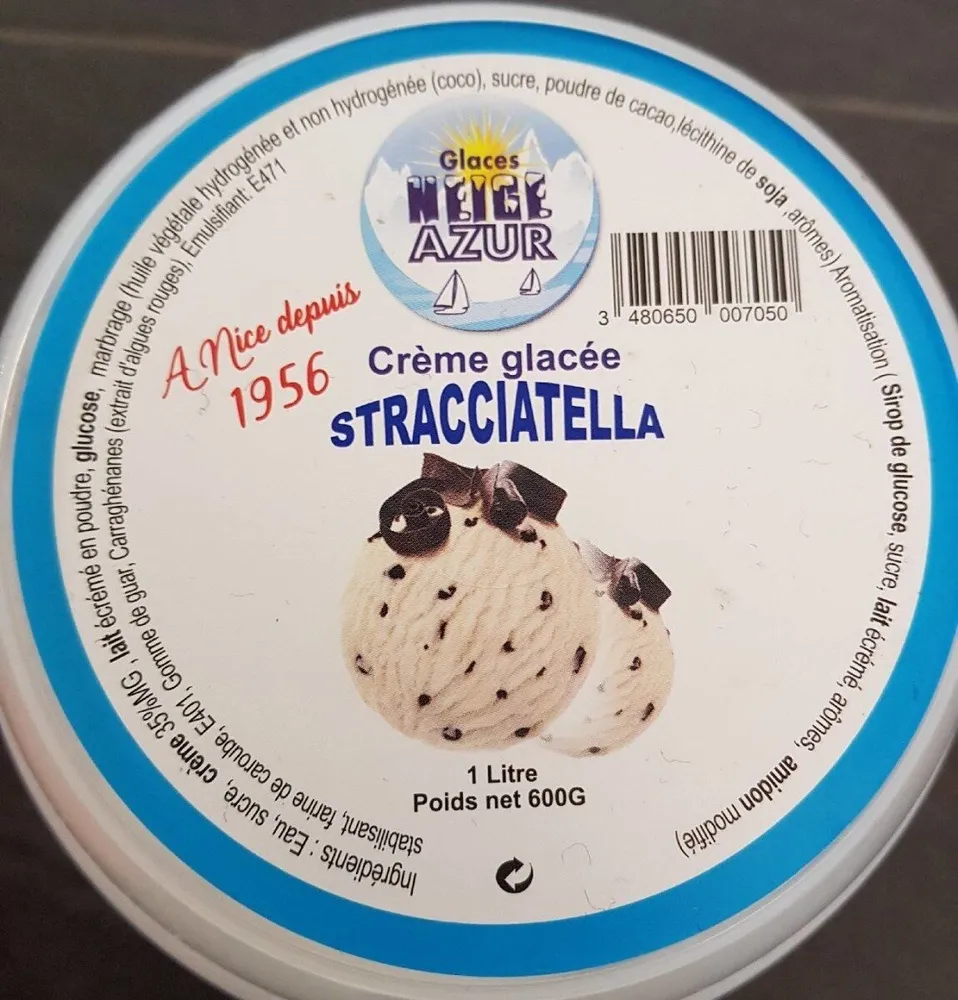 Crème glacée Stracciatella