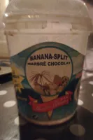 Banana split marbré chocolat