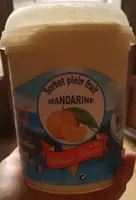 Sorbet plein fruit Mandarine