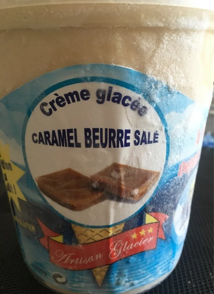 Creme glacée Caramel beurre salé