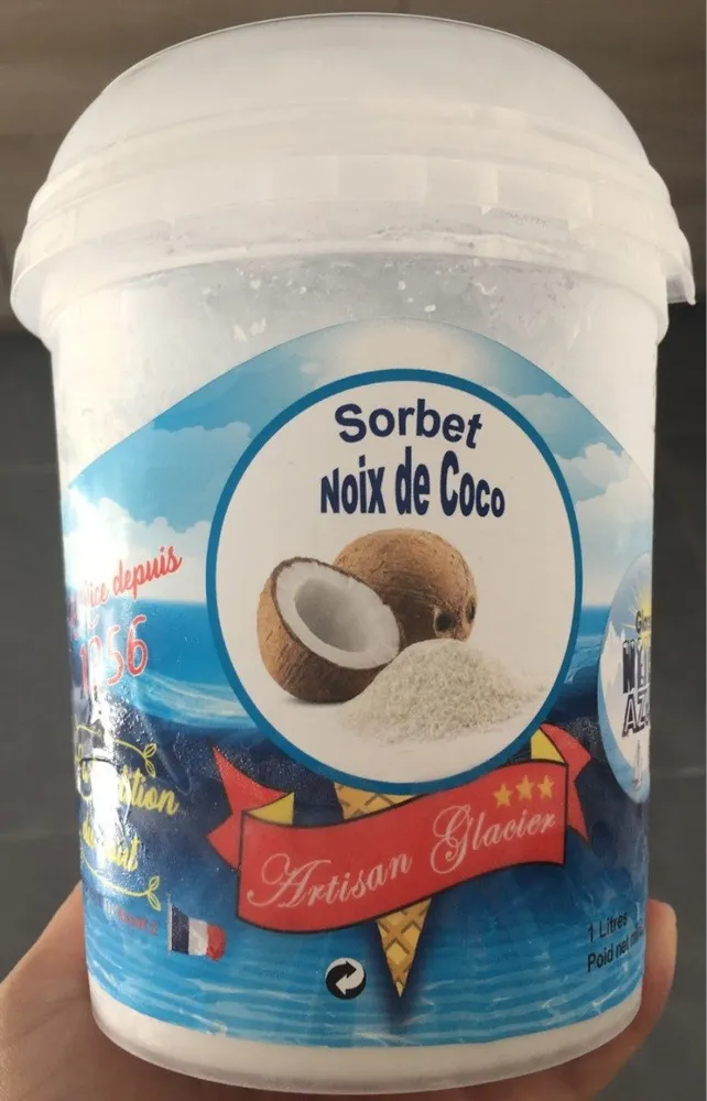 Sorbet noix de coco