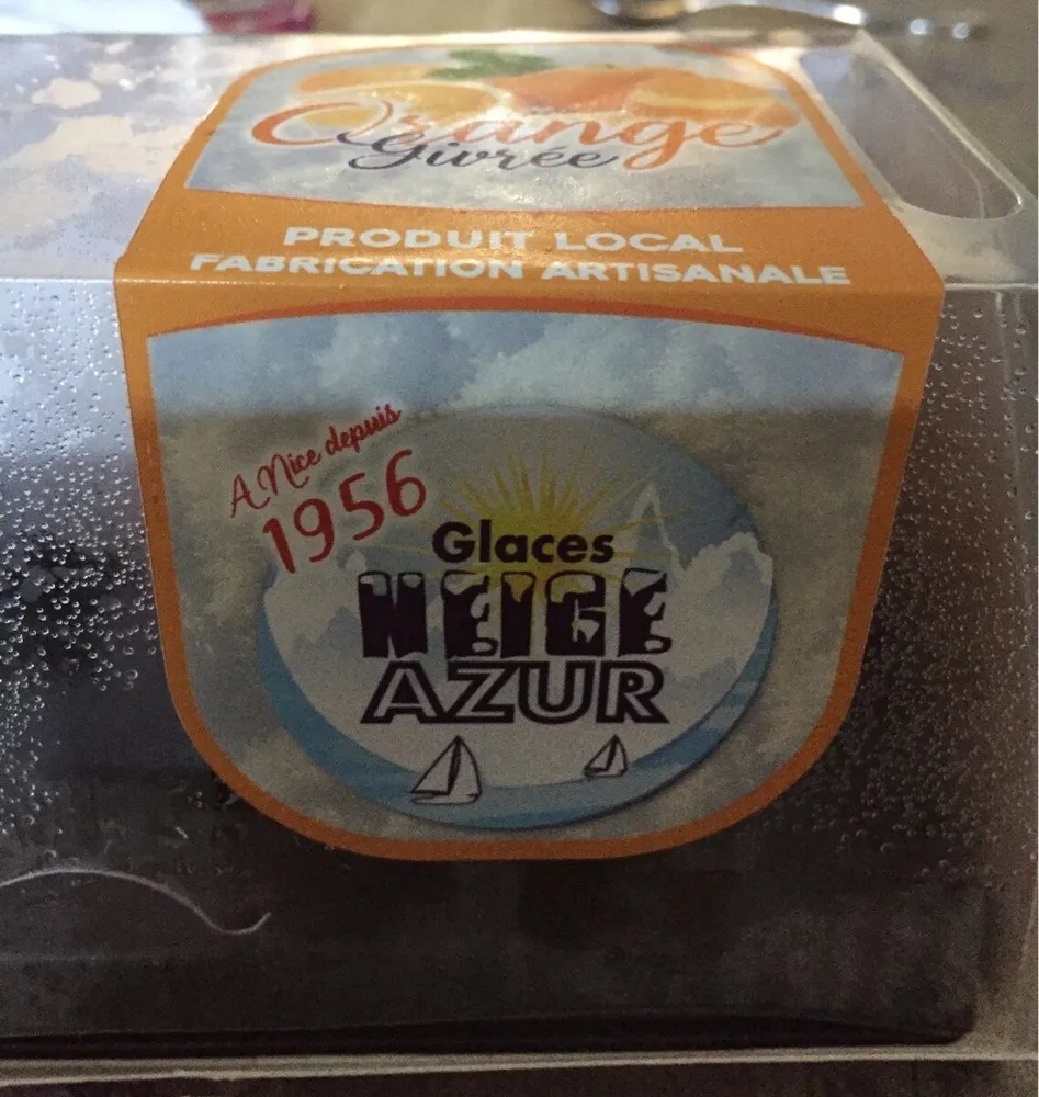 Orange givrée