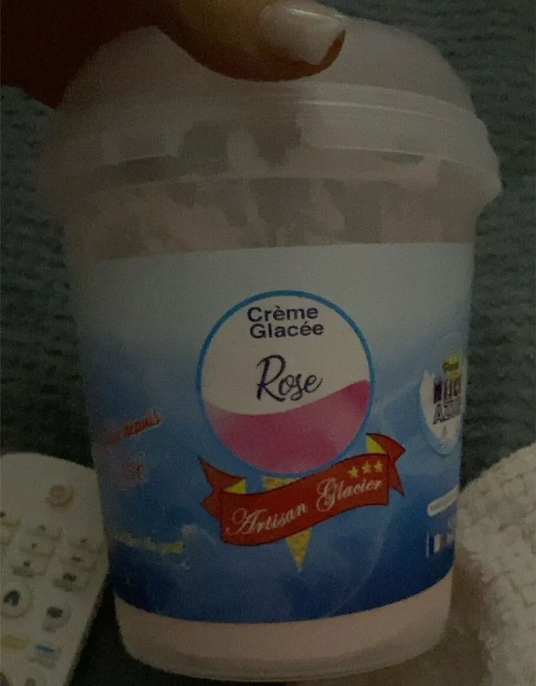 Creme glacee a la rose