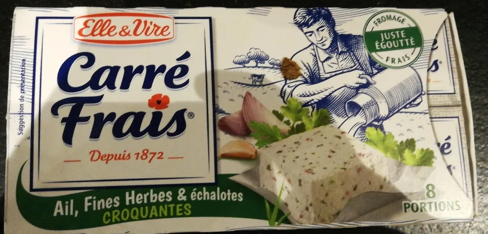 Carré Frais - ail fines herbes échalotes