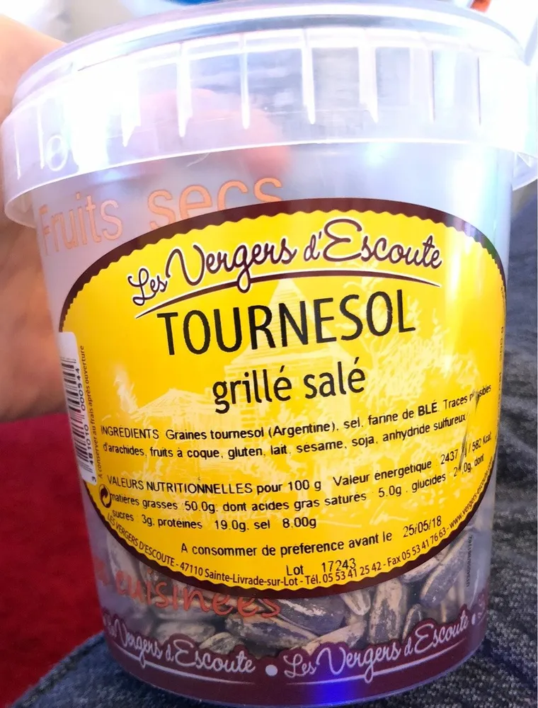 Tournesol grillé salé