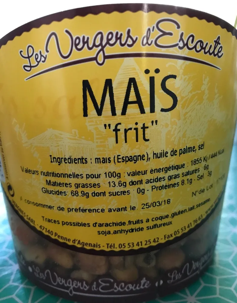 Maïs frit