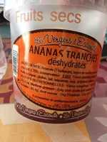 Ananas tranchés déshydratés