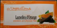 Lamelles d'Orange Enrobées de Chocolat Noir