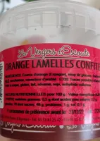 Orange lamelles confites