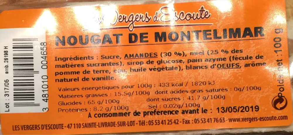Nougat de montelimar