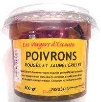 Poivrons rouges et jaunes grillés