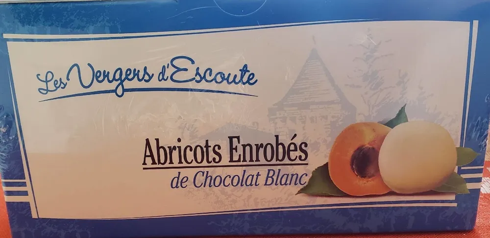 Abricots Enrobés de chocolat blanc